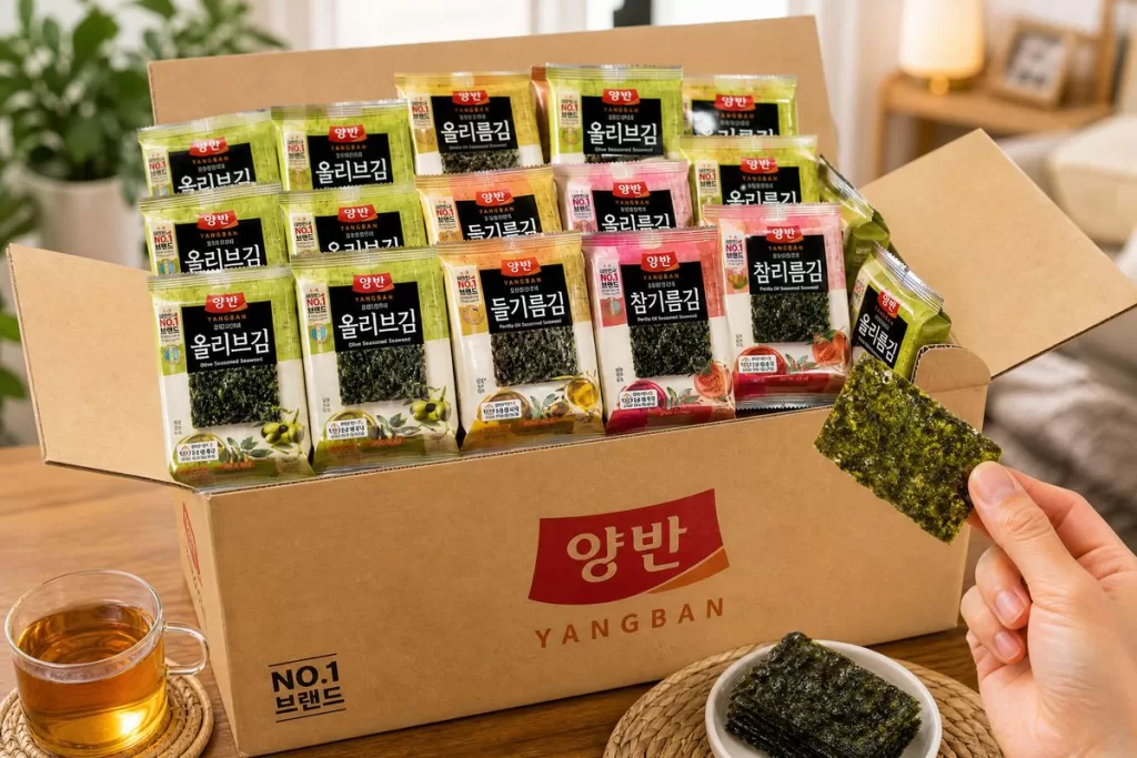 [โปรรวมยกลัง] YANGBAN สาหร่ายทะเลปรุงรส (ตรายังบัน)